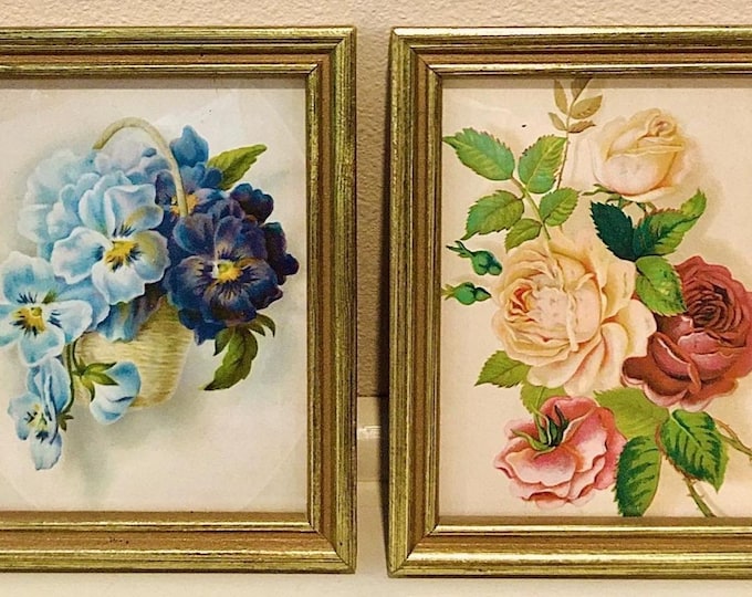 Victorian 1800’s Framed Trade Cards * Each sold separately