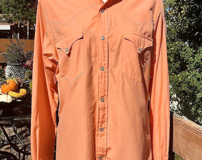 Ralph Lauren RL WESTERN Salmon Western Shirt Men’s M