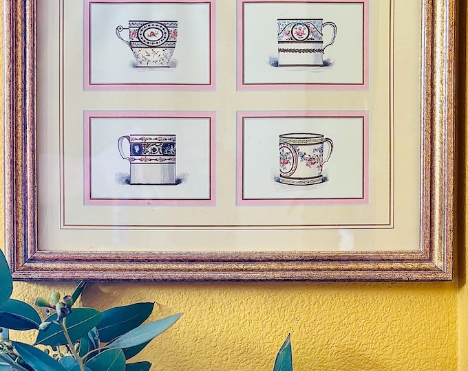 French Sevres Teacup Print by Felix Rosenstiels Widow and Son of London