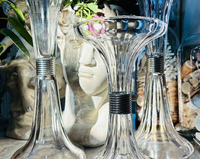 Antique Soda Fountain/Apothecary Glass Risers *each sold separately