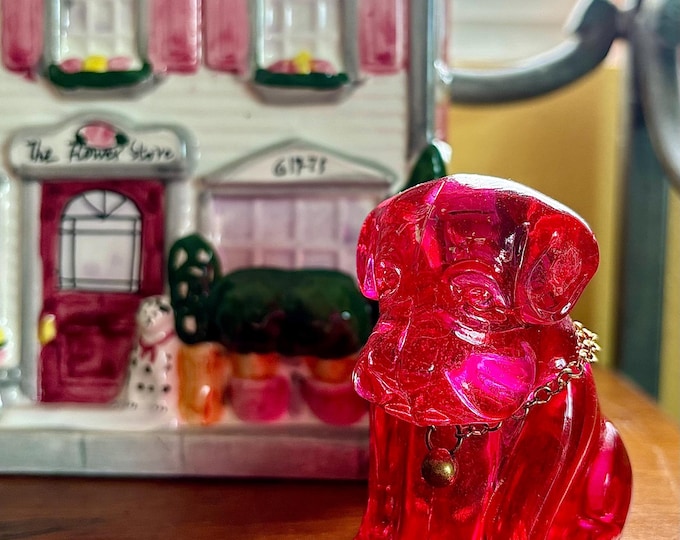 Federal Glass 1920’s Souvenir Dog Candy Holder *Each sold separately