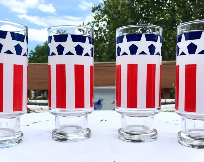 Bicentennial ‘76 Anchor Hocking Glasses *Set of 4