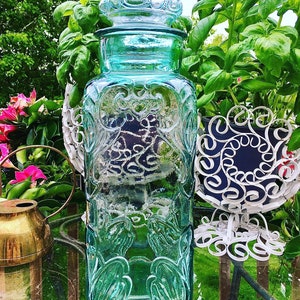 Vintage Italian Vetreria Etrusca Sea Glass Container