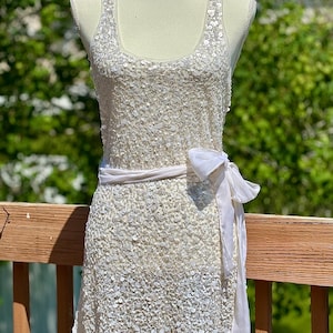 Sheer Sequined Arden B. Racerback Dress Ladies L