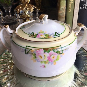 Nippon Handpainted Biscuit Jar