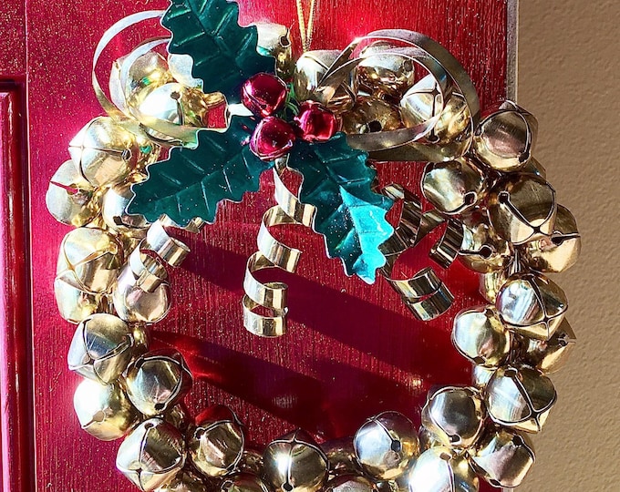 Vintage Petite Choses Brass Sleigh Bell Wreath’s *Each sold separately