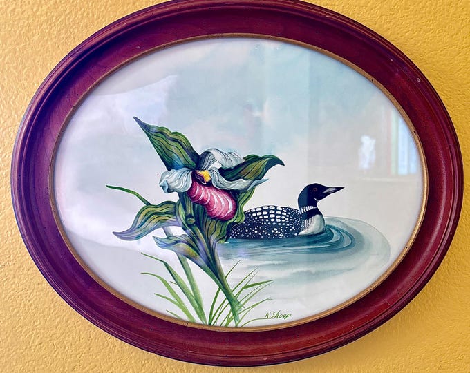 Framed Watercolor by Kit Shoop