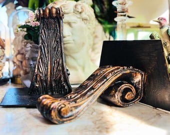 Antique Italian Wood Florentine Sconces *Pair