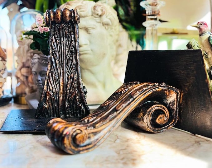Antique Italian Wood Florentine Sconces *Pair