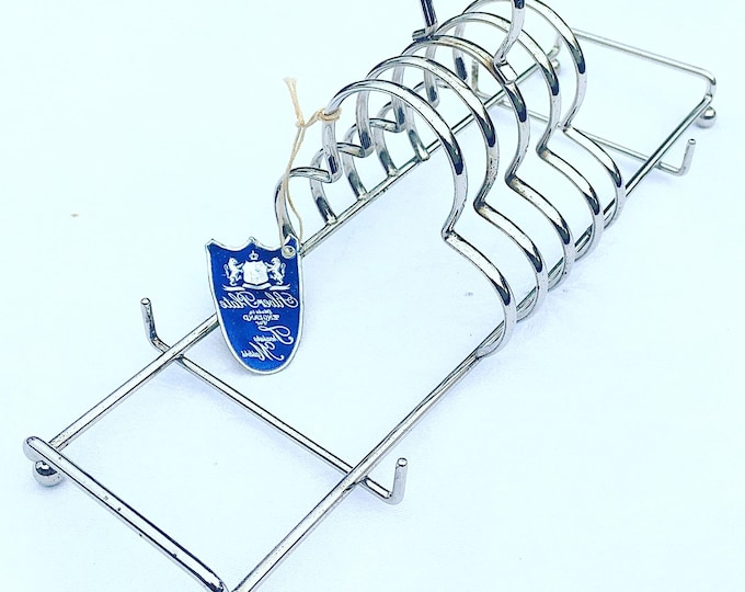 Antique Treasure Masters of England Toast & Condiment Rack Silver Plated