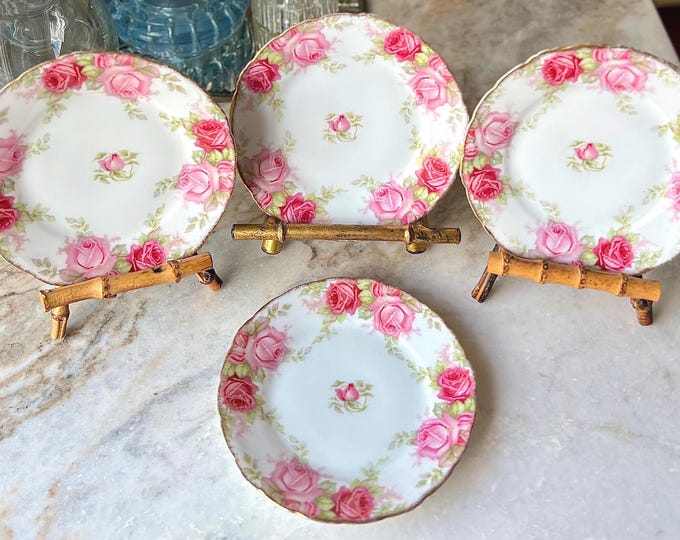 Antique Thu. E MR. “Louvre” Bavaria Canapés *Set of 4