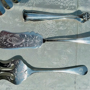 Antique Christofle Silver Plated 27 Piece Fish Service