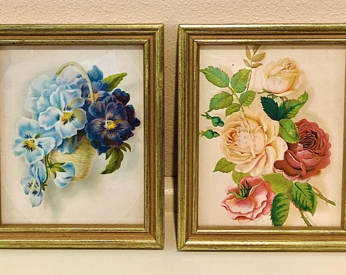 Victorian 1800’s Framed Trade Cards * Each sold separately