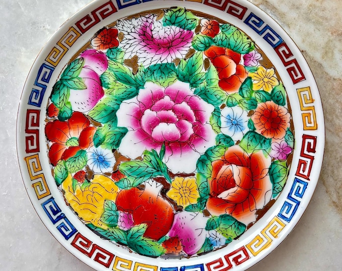Famille Rose Millefiori Tray
