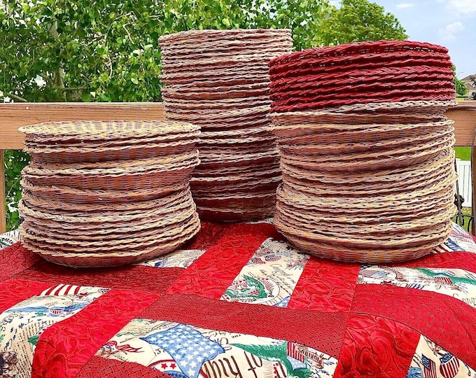 Wicker Plate Chargers
