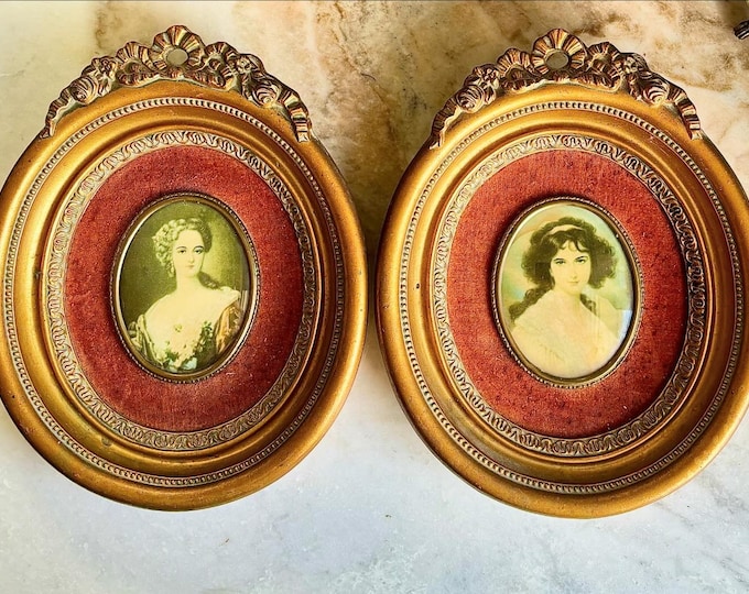 Antique Cameo Portraits *Each sold separately