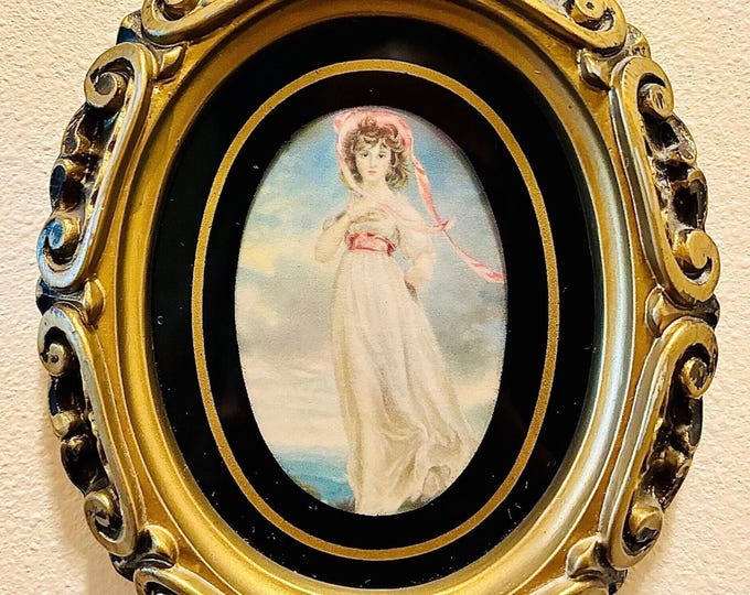Victorian Glass Art Sir Thomas Lawrence “Pinkie”