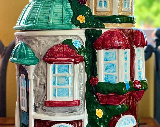 Cottage Canister "Antiques" by Vintage Mercuries
