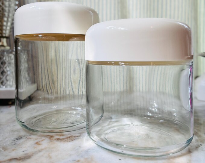 Hellerware by Massimo Vagnelli Stackable Cream Canisters *Pair