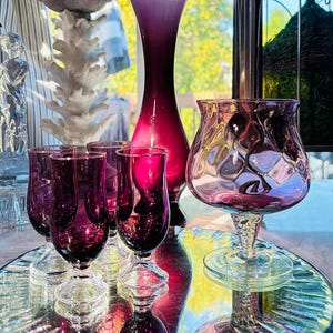 Mid-Century Italian Empoli Cordial Set *5 Piece Set