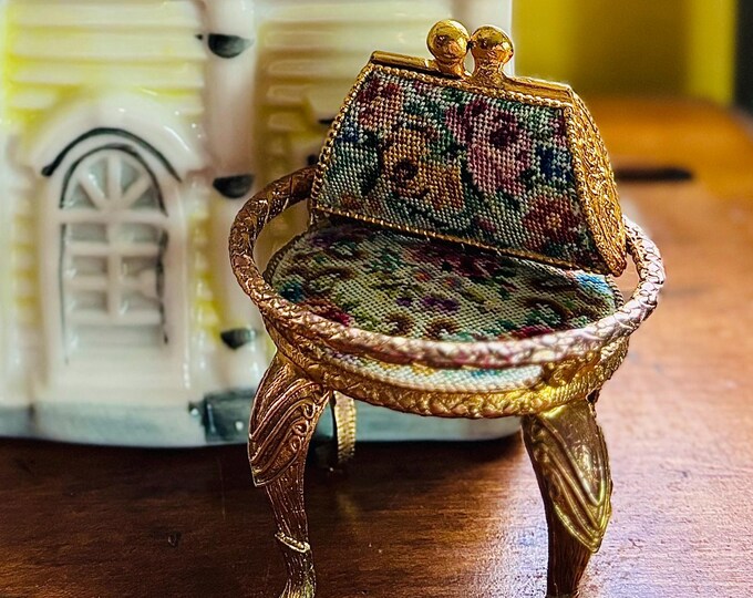 Rococo Petite Point Gilded Miniatures *sold separately