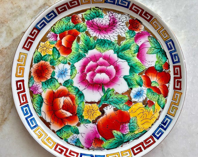 Famille Rose Millefiori Tray