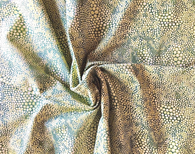 Pierre Frey for Pierre Deux Green Shagreen Fabric *each sold separately
