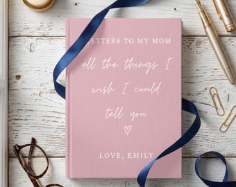 Loss of Mom Grief Journal, Custom Photo Memorial Journal, Sympathy Gift for Loss of Mother, Mom Remembrance Keepsake, Bereavement Gift