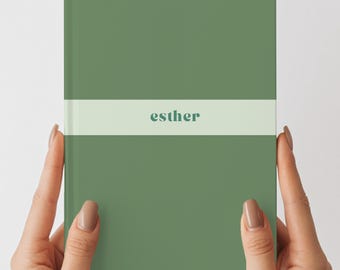 Custom Name Diary, New Year Goal Setting Notebook Gift for Women or Men, Personalized Diary, Custom Hardcover Planner