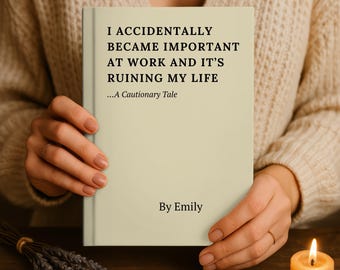 I Accidentally Became Important at Work Journal, Funny Office Humor Notebook