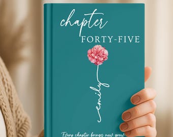 Personalized 45th Birthday Memory Journal Keepsake Book, Turning 45 Milestone Gift, Birthday Memory Book for Her, Him or Friend