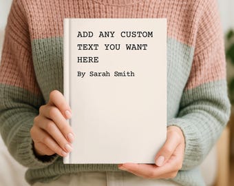 Add Your Text Custom Journal, Funny Office Gifts, Sarcastic Memory Notebook, Coworker Notebook, Personal Reflection Journal