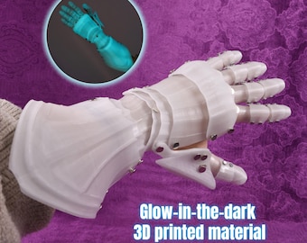 Armor Gloves Cosplay LARP Mechanical Gauntlets Custom Size Plate Gloves Costume Robotic Armor Hand Gear Robotic Hand Glove 3d Armor Glove