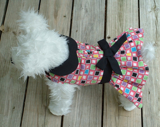 Dog Dress Pink N Black Dog Clothing & Accessories Pink and Etsy