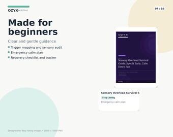 Sensory Overload Survival Guide for Autism ADHD and Neurodivergent Adults