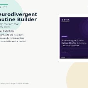 Neurodivergente gids voor het opbouwen van routines voor ADHD, autisme en flexibele dagelijkse structuur