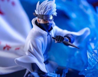 Naruto Kamui Kakashi Figure, Anime Model Ornament Collectible Gift, 22cm Height