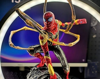 Avengers Iron Spider-Man Action Figure Model Ornament, Gift for Boys Friends on Thanksgiving Christmas