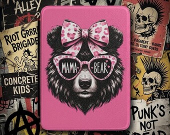 Funda de cuero para Kindle de Mama Bear