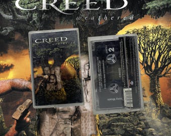 Creed - Weathered Cassette Tape – Album Post Grunge Rock del 2001