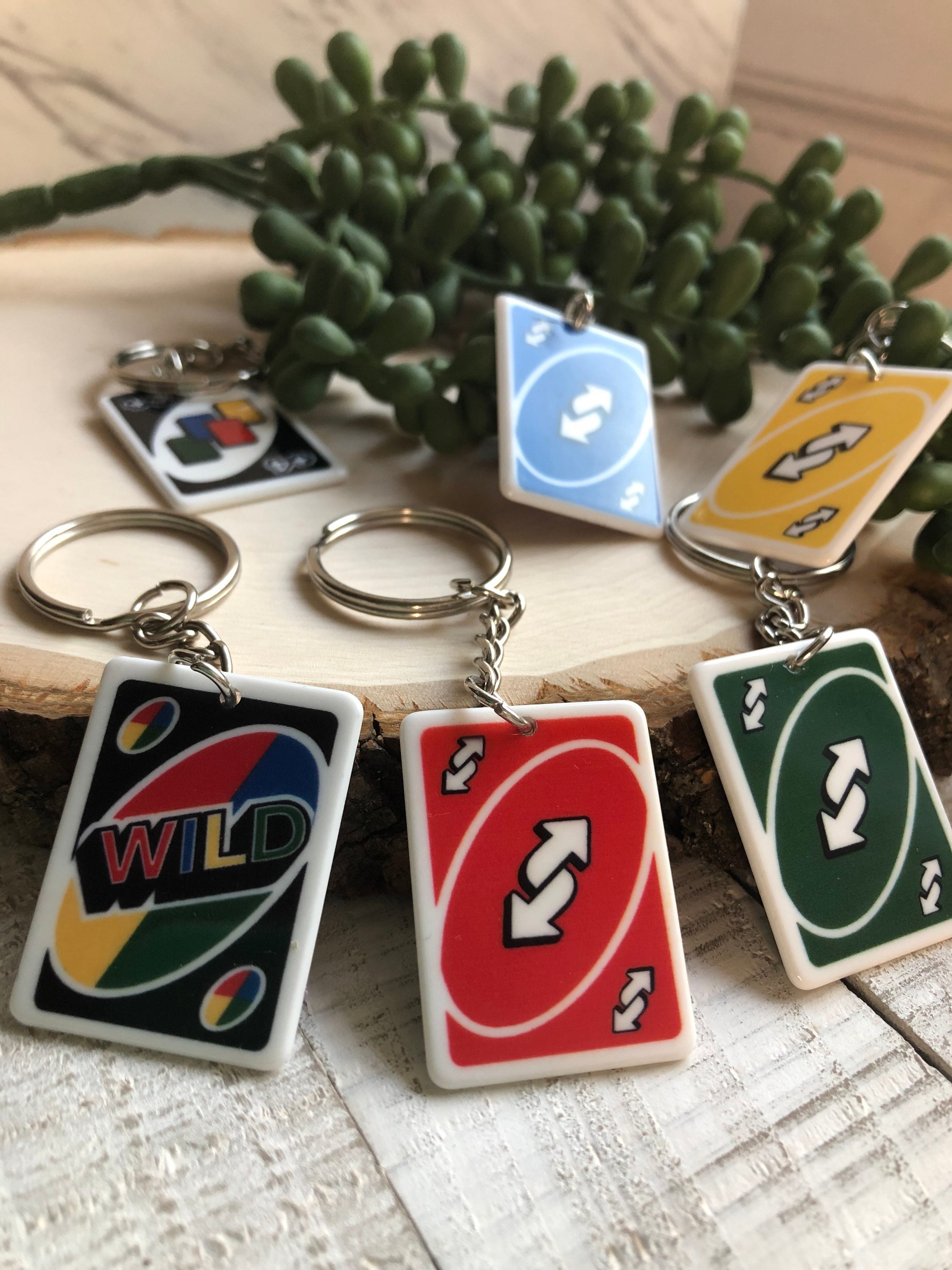 UNO reverse card + keychain