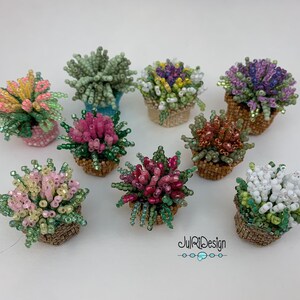 Mini Flower Pot TUTORIAL/pattern/instructions/PDF image 4