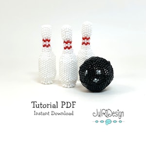 Mini Bowling Set (Ball and Pins) TUTORIAL/pattern/instructions/PDF