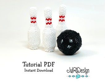 Mini Bowling Set (Kugel und Kegel) TUTORIAL/Anleitung/Anleitung/PDF