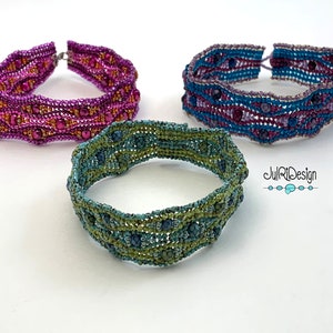 Moonlit Waves Bracelet TUTORIAL/pattern/instructions image 6