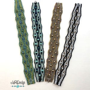 Moonlit Waves Bracelet TUTORIAL/pattern/instructions image 3