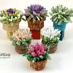 Mini Flower Pot TUTORIAL/pattern/instructions/PDF image 2