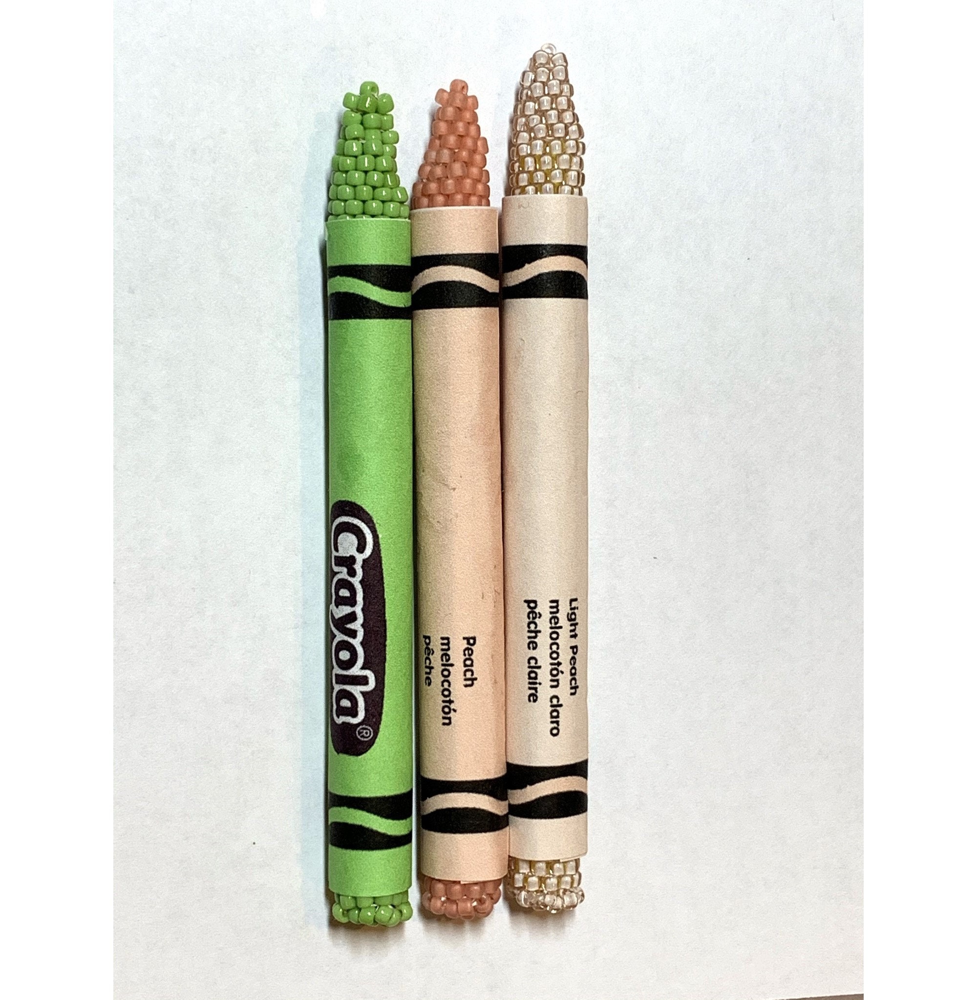 8 crayons de couleur Crayola PERLES TUTORIEL/motif/instructions
