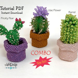 Mini Cactus - COMBO TUTORIAL/pattern/instructions/PDF