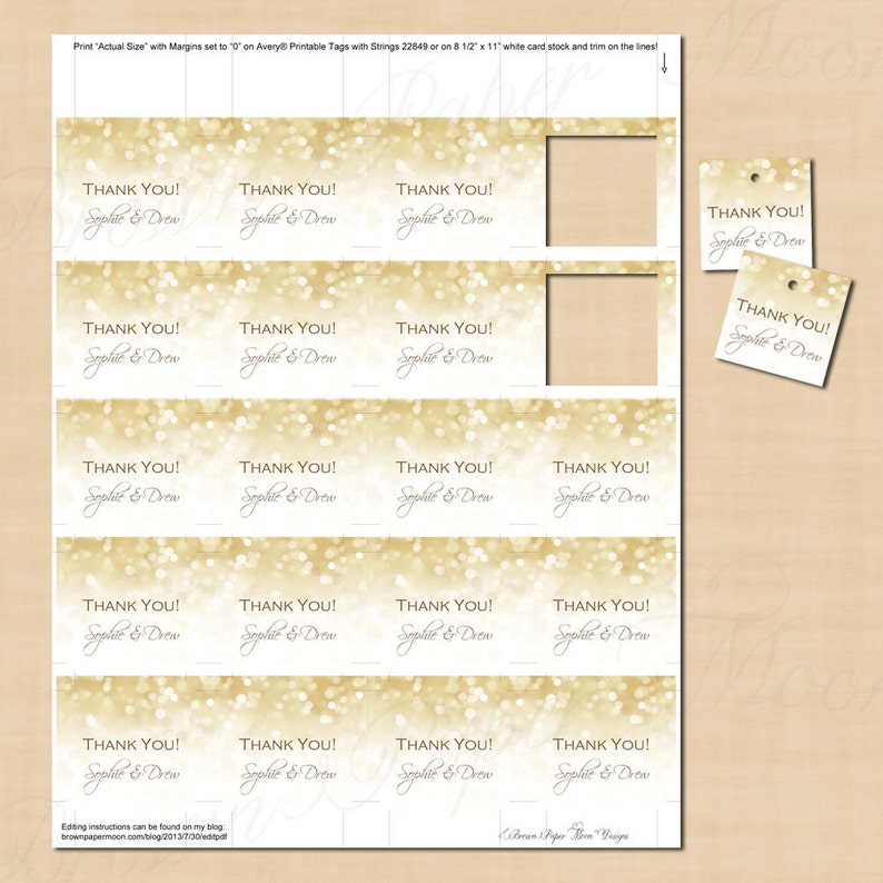 White Gold Flickers Sq. Tags: Terms-Editable within just Microsoft® Phrase, Printable upon Avery 22849 Templates, Prompt Down load photograph relating to Avery Printable Tags With Strings named White Gold Flickers Sq. Tags: Terms-Editable inside Microsoft® Term, Printable upon Avery 22849 Templates, Fast Down load